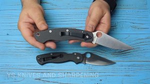 Новая Spyderco Military и Spyderco Paramilitary 2 Carbon + 52100 Тестировать будем?