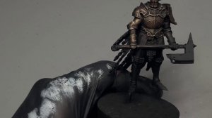 Как рисовать простой сухой кистью металлики черная сталь, синяя сталь, золото