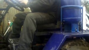 самодельный трактор уаз пахота