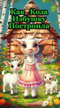 Как коза избушку построила - Русская народная сказка | Сказка для детей | Добрые сказки