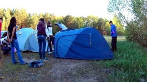 Как быстро собрать палатку