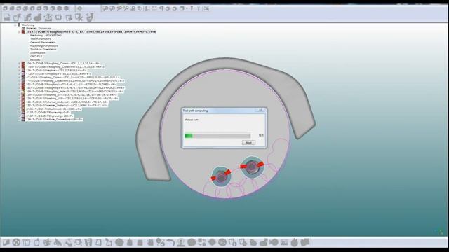 Calculation 2 screw retained crowns(copings) - Расчет двух каркасов на винтовой фиксации SUM3D