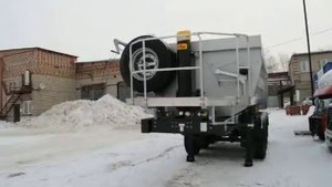 Обзор самосвального полуприцепа Grunwald, 22 куб.м., 6500 кг., 2016 г.в.
