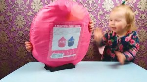 ПАЛАТКА ЗАМОК для Прицессы Холодное сердце Видео для детей Новое видео на Канале Злата и Заряна