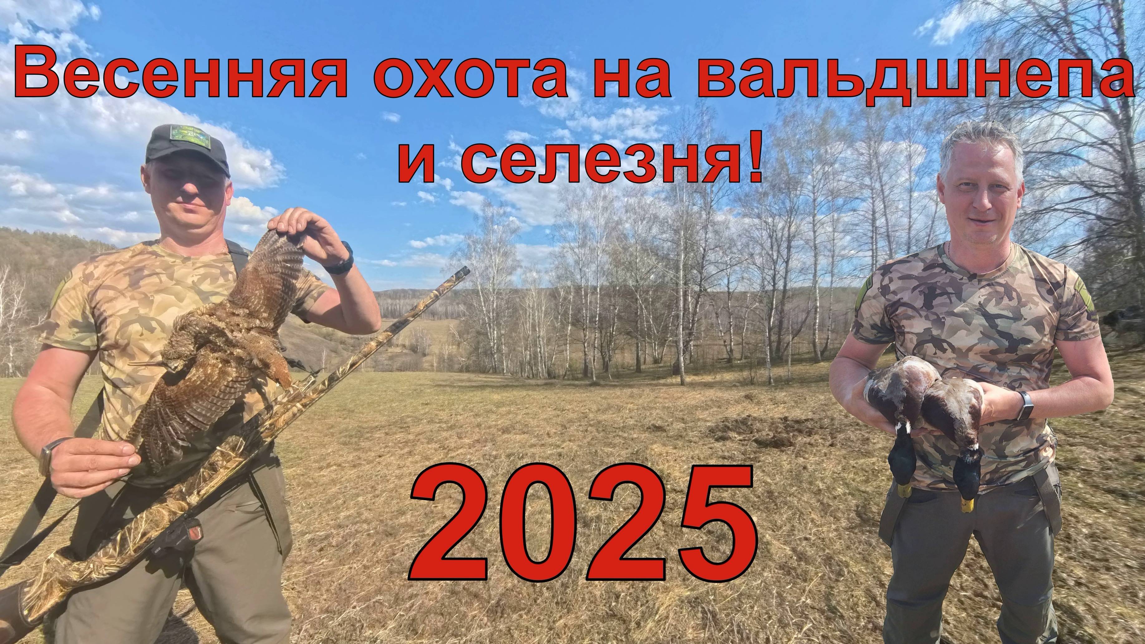 Весенняя охота на ВАЛЬДШНЕПА и селезня утки 2025!!!
