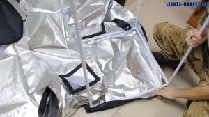 Гроу тент (grow tent) Как собрать гроутент и первые впечатления.