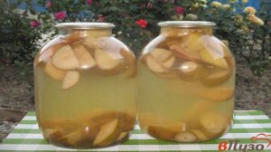 Яблочно-грушевый компот на зиму