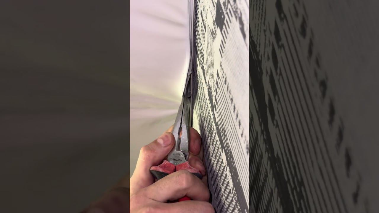 TG: электрик 70. Как снять натяжной потолок? #томск #ремонт #электричество #diy #electrician