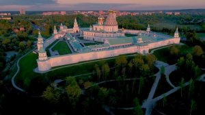 Новоиерусалимский монастырь с высоты птичьего полёта, Истра/ Drone video