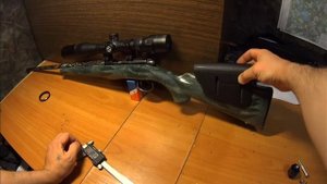 Щека на приклад, для точной стрельбы с оптикой
