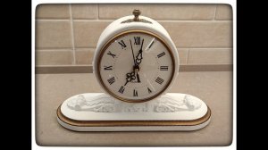 Часы каминные. Декупаж. Мелодия с почасовым боем.