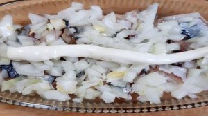 Скумбрия копченая в шубе