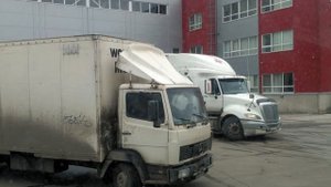 Водитель фуры от "бога" или первый день за рулем.