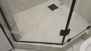 Душевая угловая полутрапеция