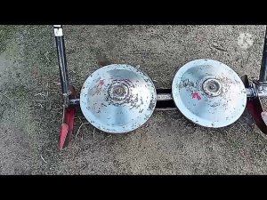 Модернизация роторной косы Заря на мотоблок Авангард.