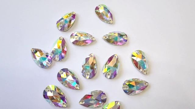 Капля 10.5х18мм цвет crystal ab высокого качества (5А) хрусталь смотреть онлайн