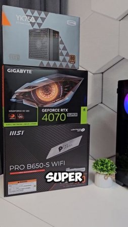 Игровой ПК на Ryzen 5 7500F и RTX 4070 Super! #сборкапк #rtx #nvidia #ryzen