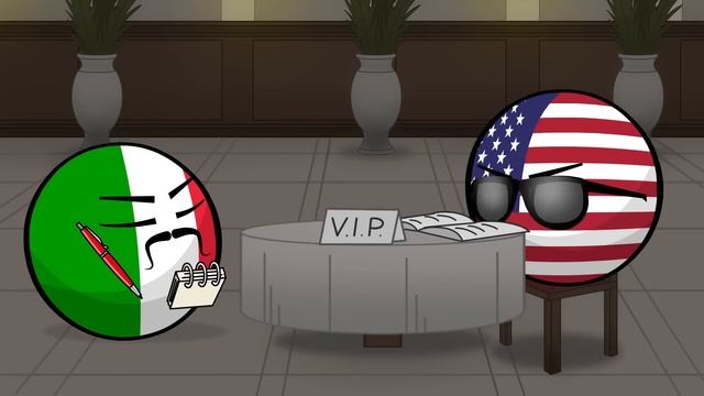 Добро пожаловать в ресторан "Европа"! | Countryballs