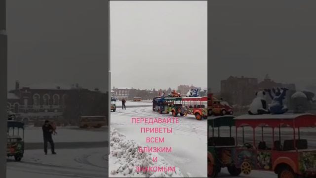 ПРИВЕТ ВСЕМ 👋 ИЗ САРАТОВА #вместенавсегда #зимниеканикулы #снег #зима