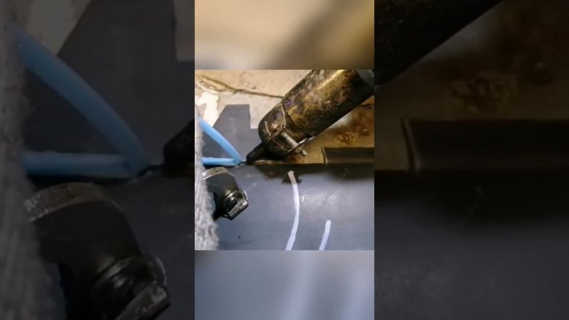 Сварка полипропилена треугольным присадочным прутком