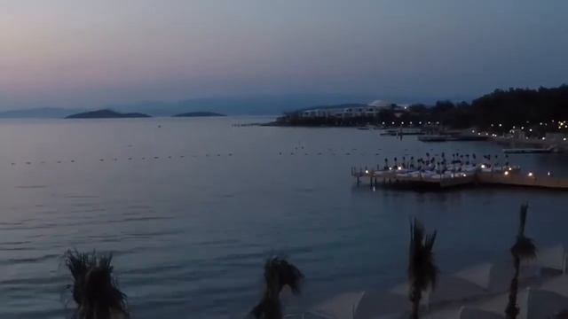 Sunset timelapse over Vogue Bodrum hotel. Turkey 2017. Вог бодрум закат. смотреть онлайн