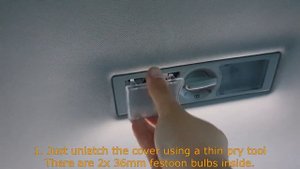 Replace rear dome lights Škoda Karoq (How To)