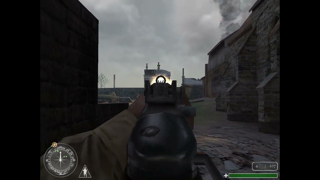 Call of Duty (Walkthrough) - Mission: Ste. Mere-Eglise (Day)