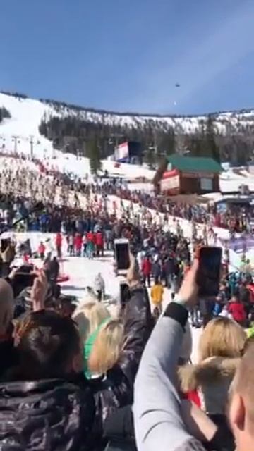 Спуск в купальниках в Шерегеше 19 апреля 2019 года смотреть онлайн