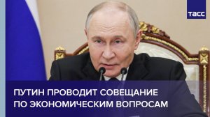 Путин проводит совещание по экономическим вопросам