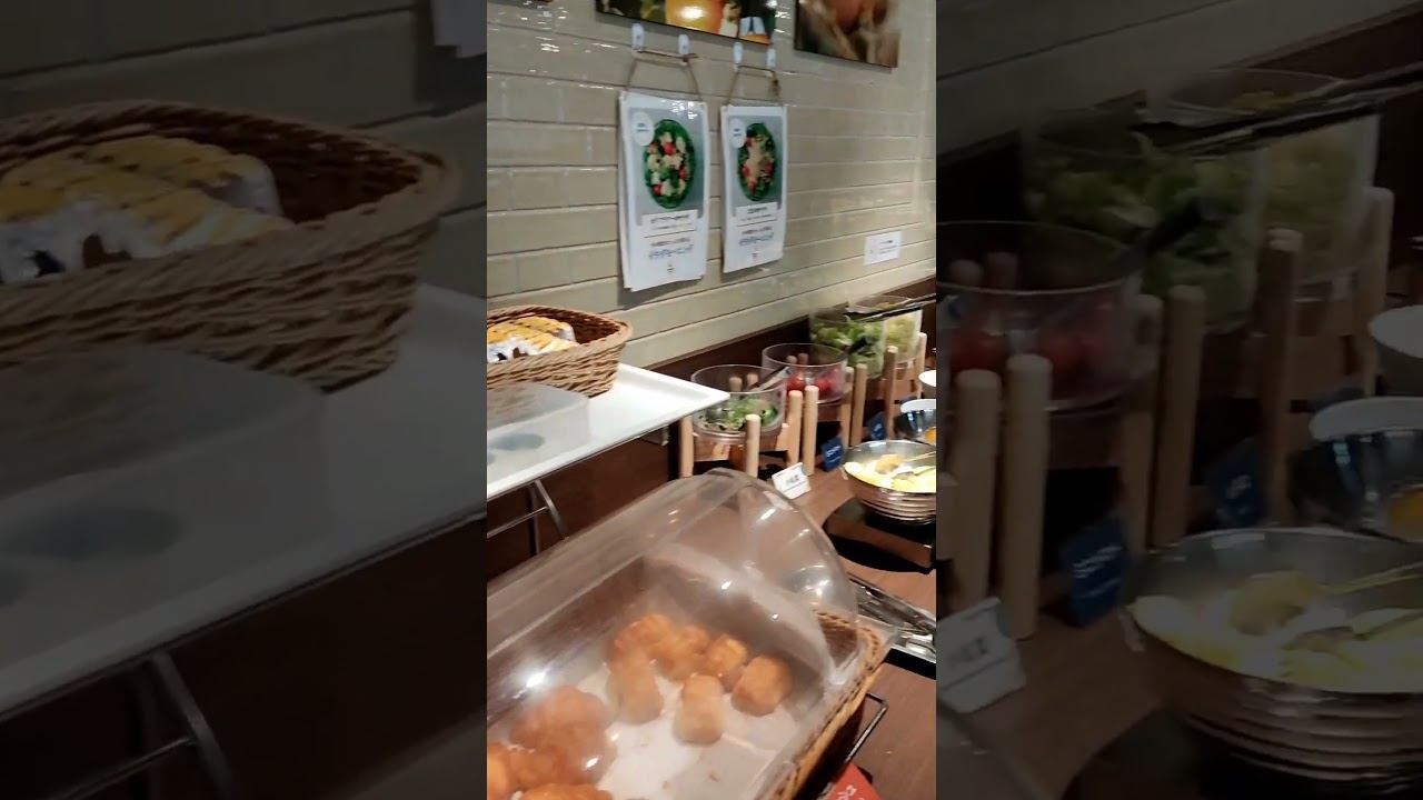 Завтрак в японском отеле. Бесплатно и очень вкусно! Обзор #japan #kyoto #breakfast смотреть онлайн