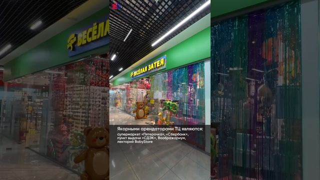 Продажа торгового помещения с арендатором площадью 26.8м2 на 2-м этаже торгового центра Baby Store. смотреть онлайн