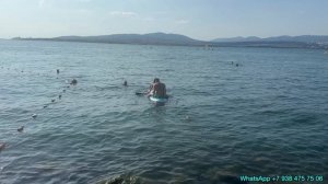 ГЕЛЕНДЖИК 2024. ПЛЯЖ ОТЕЛЯ МЕТРОПОЛЬ. САМАЯ ЧИСТАЯ ВОДА В ГЕЛЕНДЖИКЕ