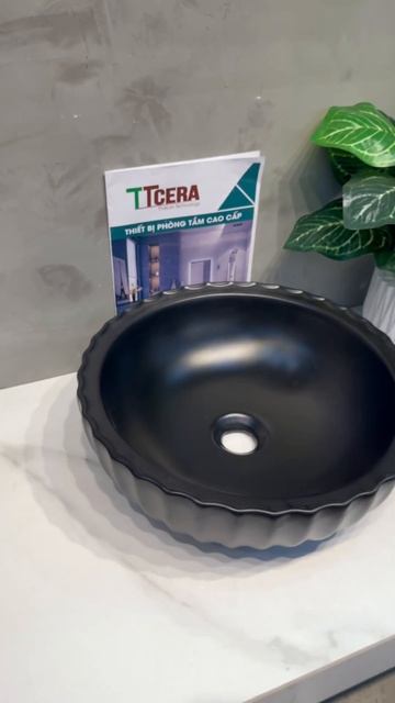 Lavabo Sứ Tròn Đen TTCERA LB150 смотреть онлайн