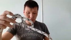 Туристические узлы (Прямой узел, встречная восьмерка, булинь)