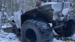 Засадный ручей, лебедка выручает