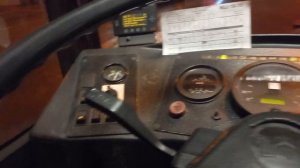 Обзор кабины водителя в троллейбусе БКМ-321 бортовой номер 3459