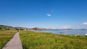 Озеро Большое Стрелка . Июль Жара 2 ч. Шарыповский район . Шарыпово . 24