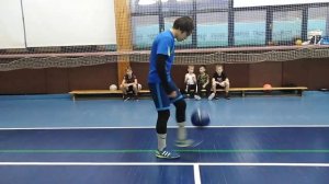 9. ⚽Футбольный⚽Фристайл⚽ Салехард "Центр культуры и спорта "Геолог" 9-е занятие 2 декабря 2021 г.🔥↩
