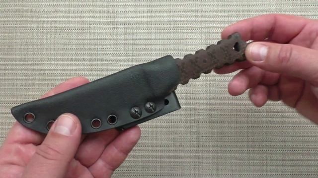 Нож HZM002 HIRA ZUKURI MINI KAIKEN Williams Blade Design. Идеальный размерчик