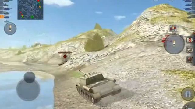 WoT Blitz   Получил мастера на ИСУ 152 полный бой c  комментариями