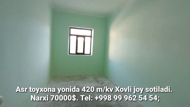 УРГАНЧ ШАХАР АСР ТУЙХОНАСИ ЁНИДА 420 М/КВ ХОВЛИ ЖОЙ СОТИЛАДИ. смотреть онлайн