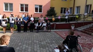 Торжественная линейка в Ивенецком доме интернате