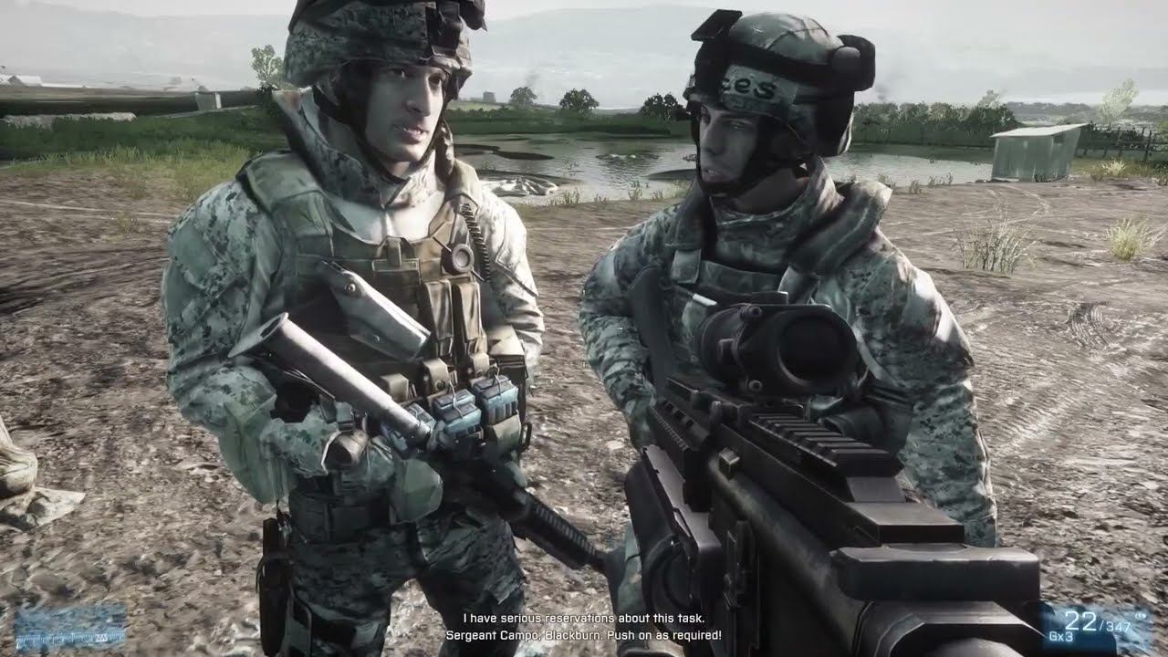 Battlefield 3 (Walkthrough) - Rock and A Hard Place