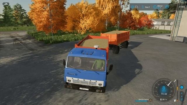 FS 22 - Карта Сувороское.  Поставил МУКОМОЛЬНЮ.  Загрузка ОВСА.  Купил ИЗВЕСТЬ  # 14