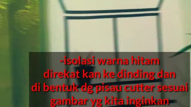 hiasan dinding DIY | low budget dirumah