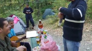 Тур.стоянка в районе скал Фороса