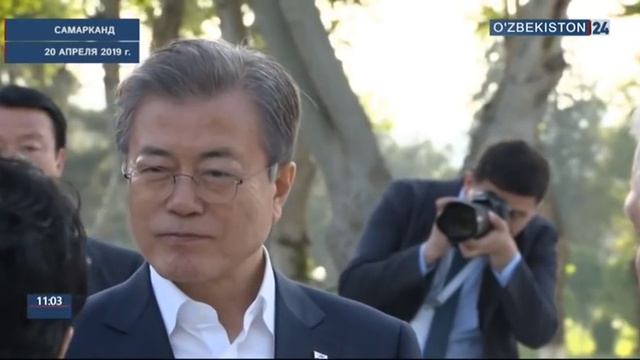 Президенты Узбекистана и Республики Корея в г.Самарканде смотреть онлайн