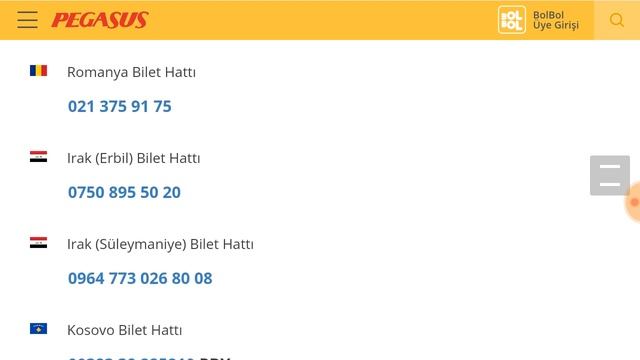 PEGASUS - İletişim Bilgileri (Müşteri Hizmetleri) смотреть онлайн
