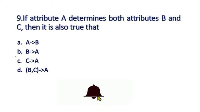(Mock Test 4) NTA UGC NET Computer Science |  DBMS MCQs | TNSET 2021 | Functional Dependency