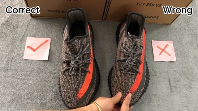 Real vs Fake Yeezy Boost 350 V2 Carbon Beluga смотреть онлайн
